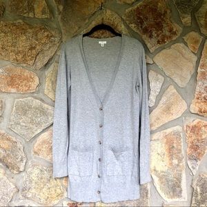 BP. Long Cardigan - Gray